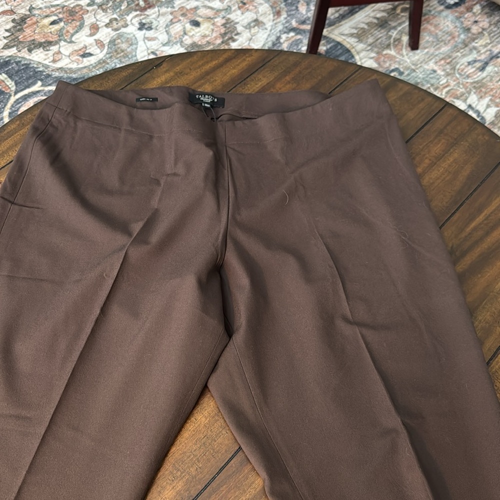 Talbots Brown Straight Leg Pants